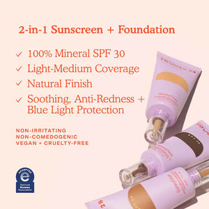 Tower 28 Beauty
SunnyDays SPF 30 Tinted Sunscreen Foundation *bajo pedido*