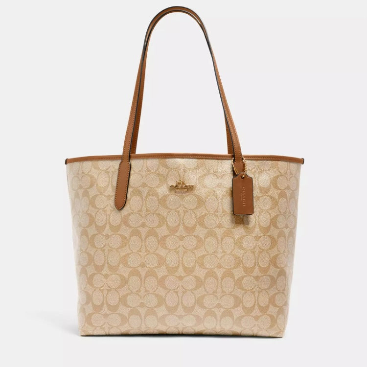 Coach Bolsa City Tote en Signature Canvas *bajo pedido*