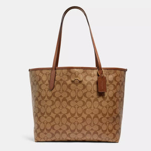 Coach Bolsa City Tote en Signature Canvas *bajo pedido*