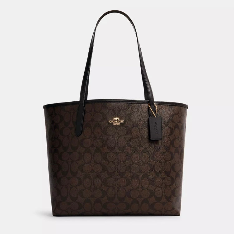 Coach Bolsa City Tote en Signature Canvas *bajo pedido*