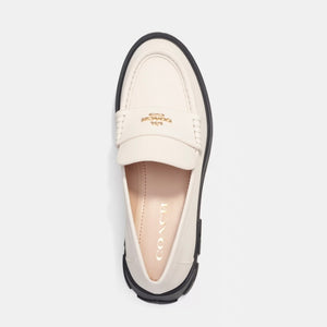 Coach Zapatos Ruthie Loafer Blanco *bajo pedido*