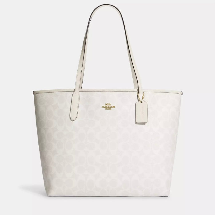 Coach Bolsa City Tote en Signature Canvas *bajo pedido*