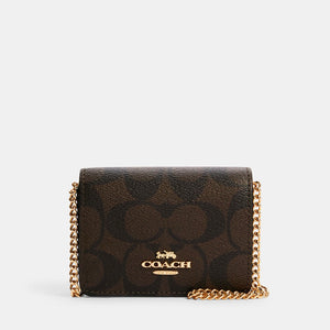 Coach Cartera Mini con Cadena *bajo pedido*