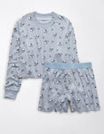 AE Peanuts Bow Plush PJ Set *bajo pedido*