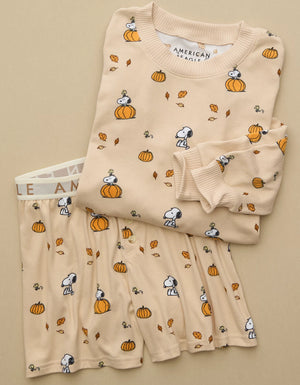 AE Peanuts Fall Pumpkin PJ Set *bajo pedido*