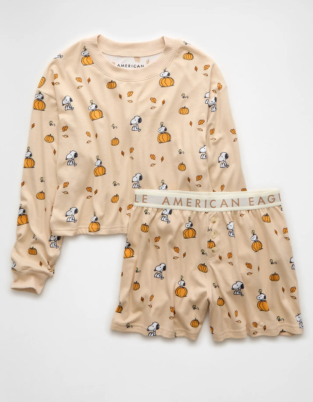 AE Peanuts Fall Pumpkin PJ Set *bajo pedido*