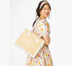 Kate Spade Bolsa Ellie Straw Large Tote *bajo pedido*