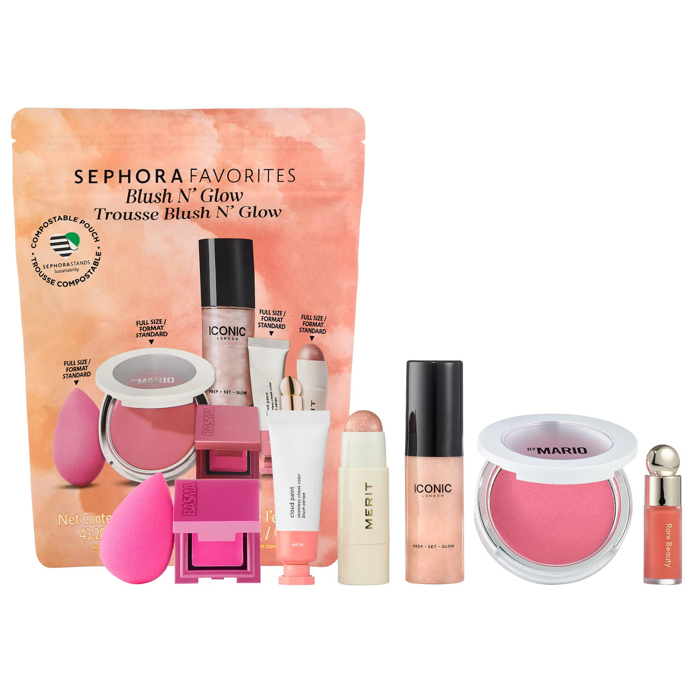 Sephora Favorites Blush N' Glow Blush Makeup Value Set *bajo pedido*