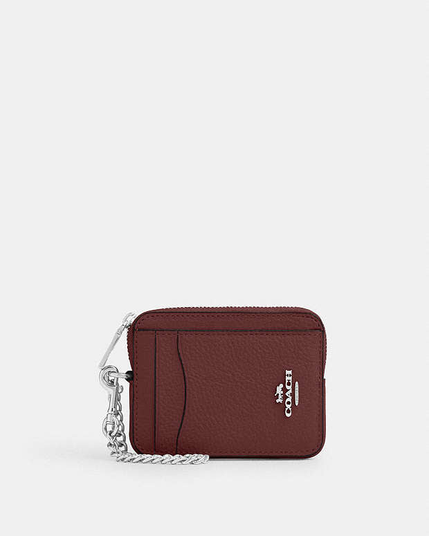 Coach Cartera Zip Card Case *bajo pedido*