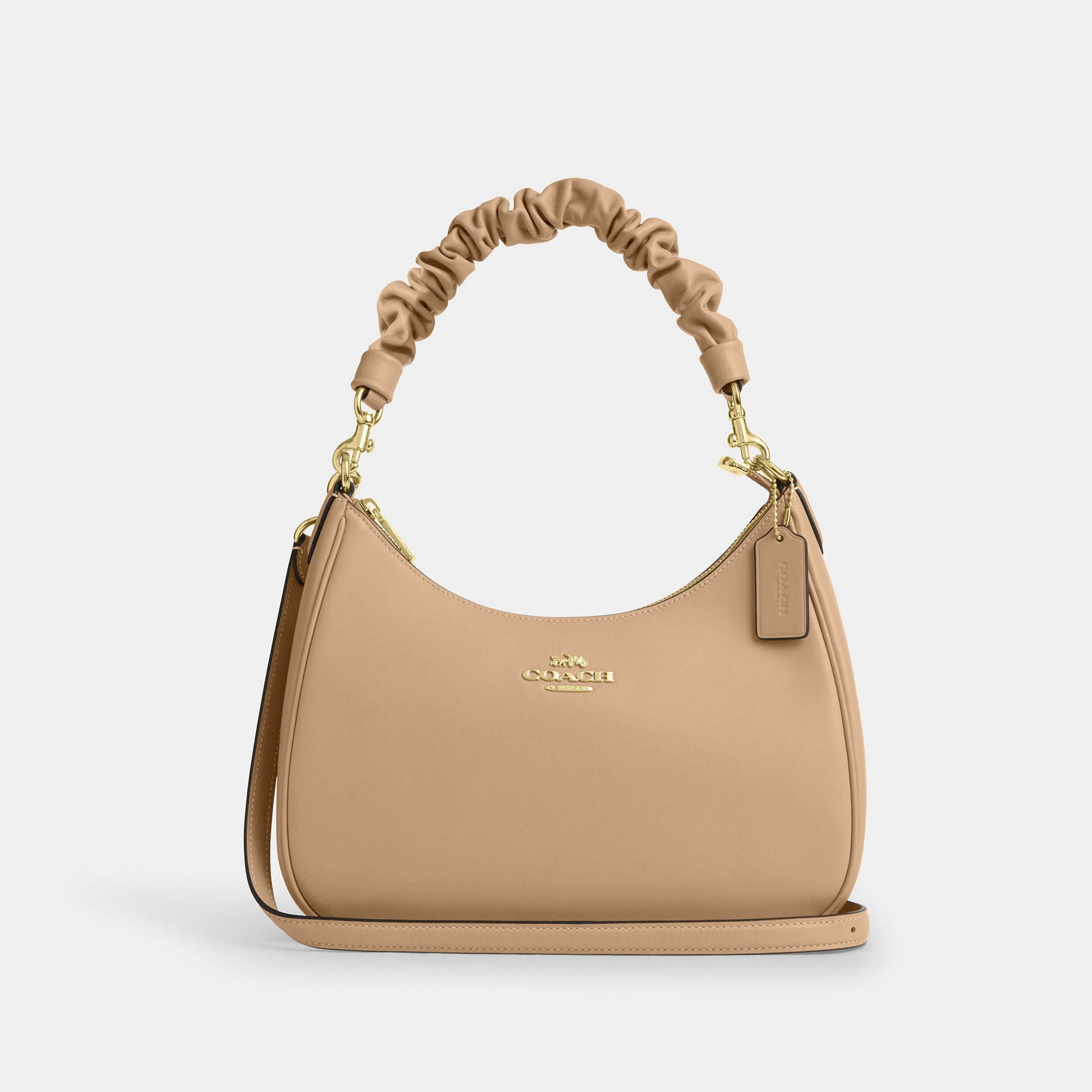 Coach Bolsa Teri Hobo con Ruching *bajo pedido*