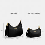 Coach Bolsa Teri Hobo con Ruching *bajo pedido*