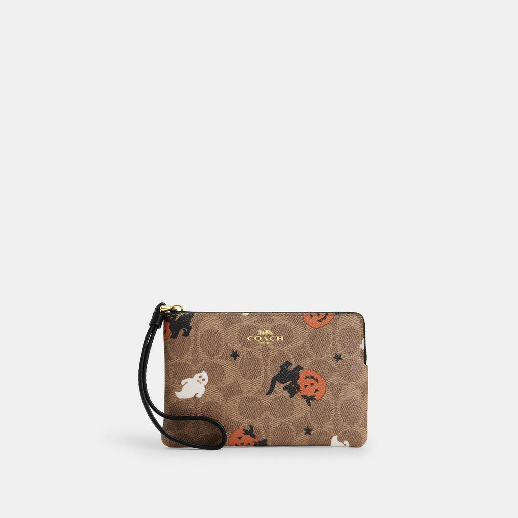 Coach Cartera Wristlet Halloween Print *bajo pedido*