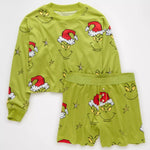 AE Grinch Plush PJ Set *bajo pedido*