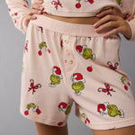 AE Grinch Candy Cane Plush PJ Set *bajo pedido*