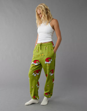 AE Grinch Print Sweatpants *bajo pedido*