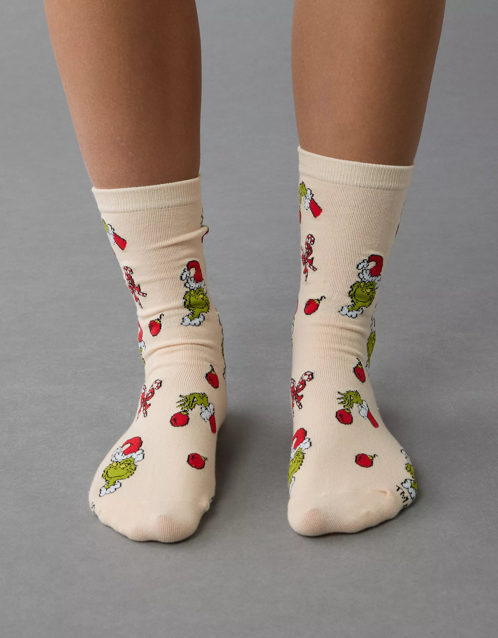 AE Grinch Holiday Crew Socks *bajo pedido*