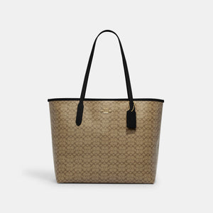 Coach Bolsa City Tote en Signature Canvas *bajo pedido*