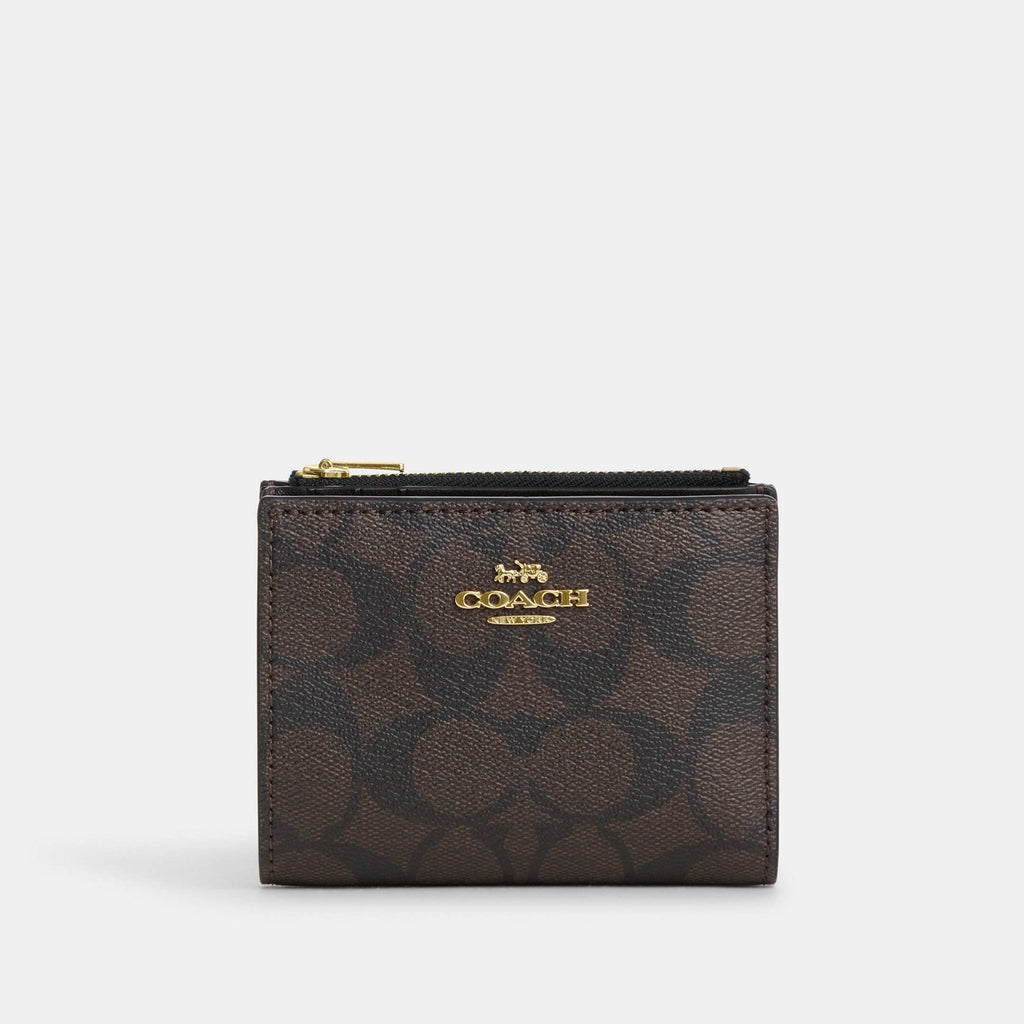 Coach Cartera Bifold Signature Canvas *bajo pedido*