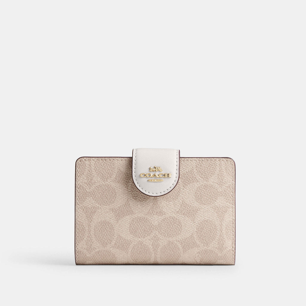 Coach Cartera Medium Corner en Signature Canvas *bajo pedido*