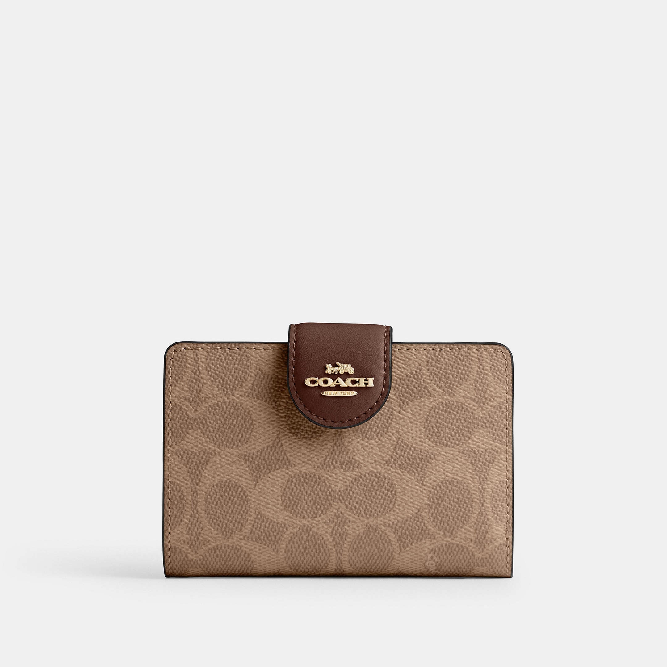 Coach Cartera Medium Corner en Signature Canvas *bajo pedido*