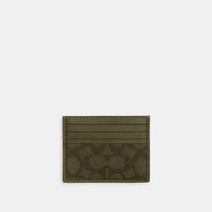 Coach Cartera Slim Id Card Case en Signature Canvas *bajo pedido*