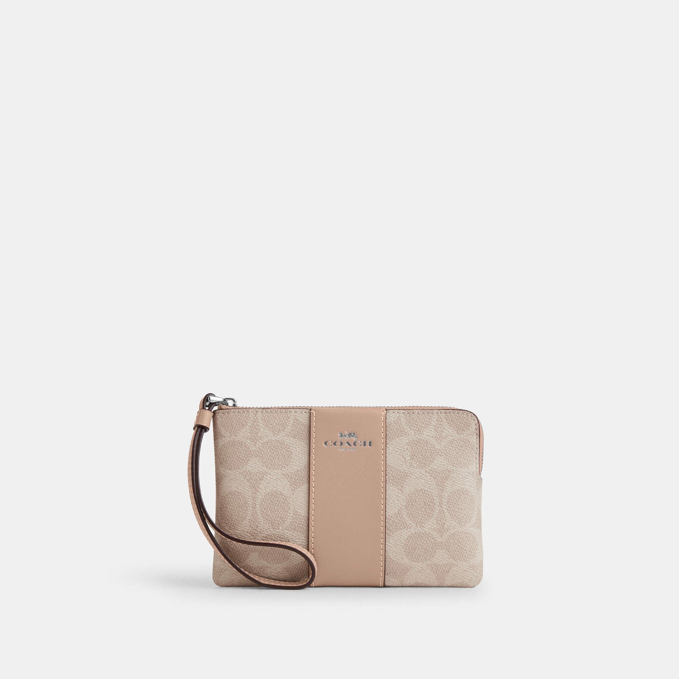 Coach Cartera  Wristlet en Signature Canvas *bajo pedido*