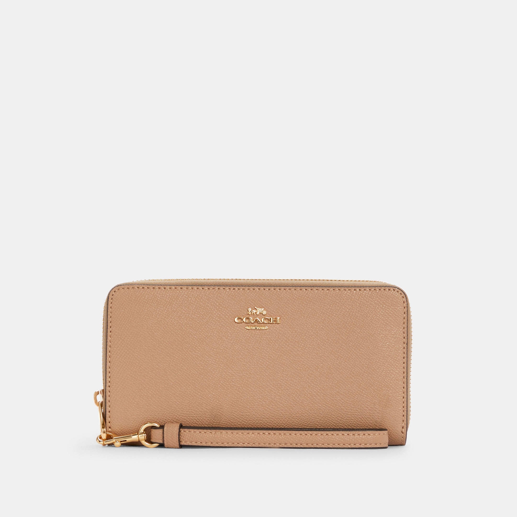 Coach Cartera Zip Around Wristlet Grande *bajo pedido*