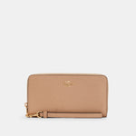 Coach Cartera Zip Around Wristlet Grande *bajo pedido*