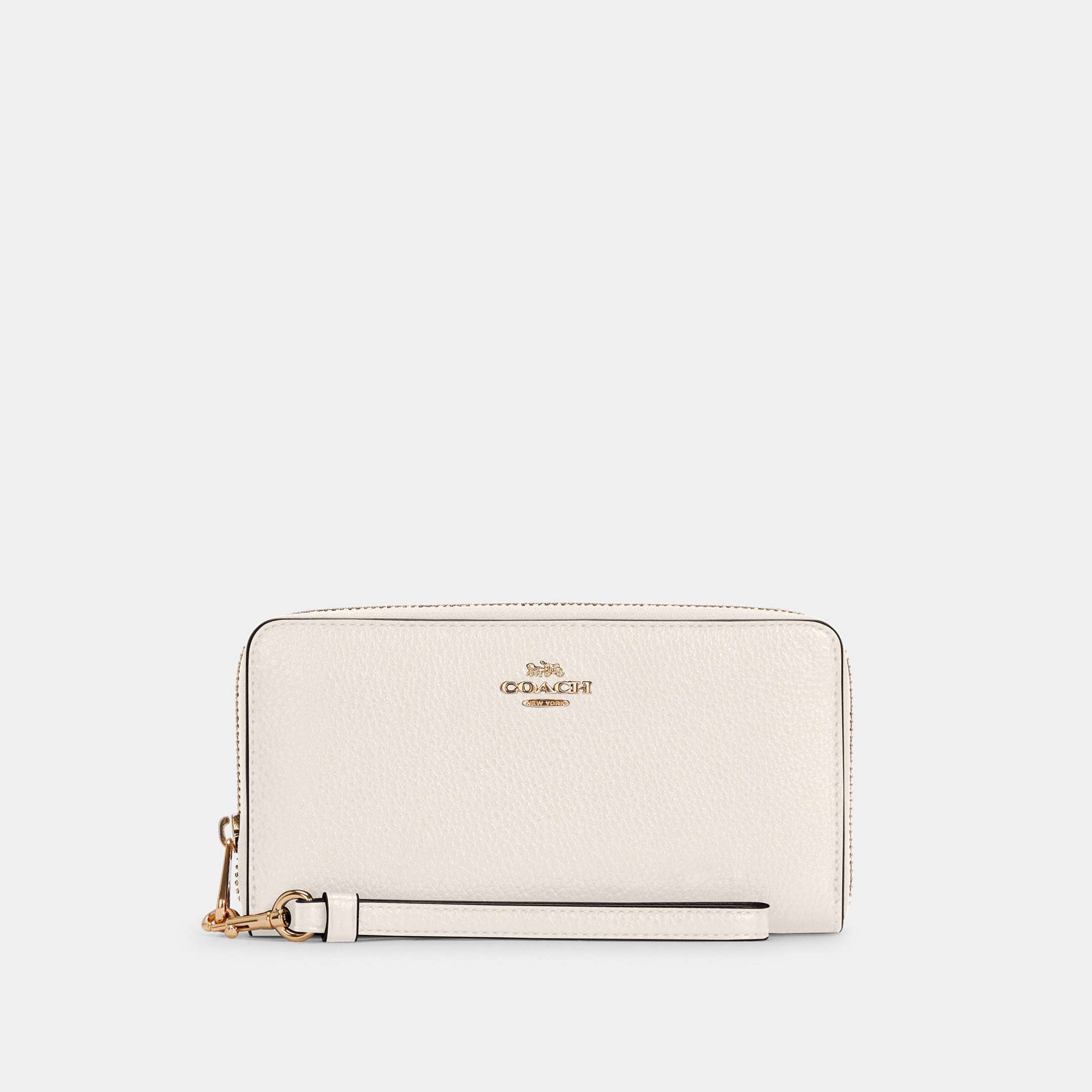 Coach Cartera Zip Around Wristlet Grande *bajo pedido*