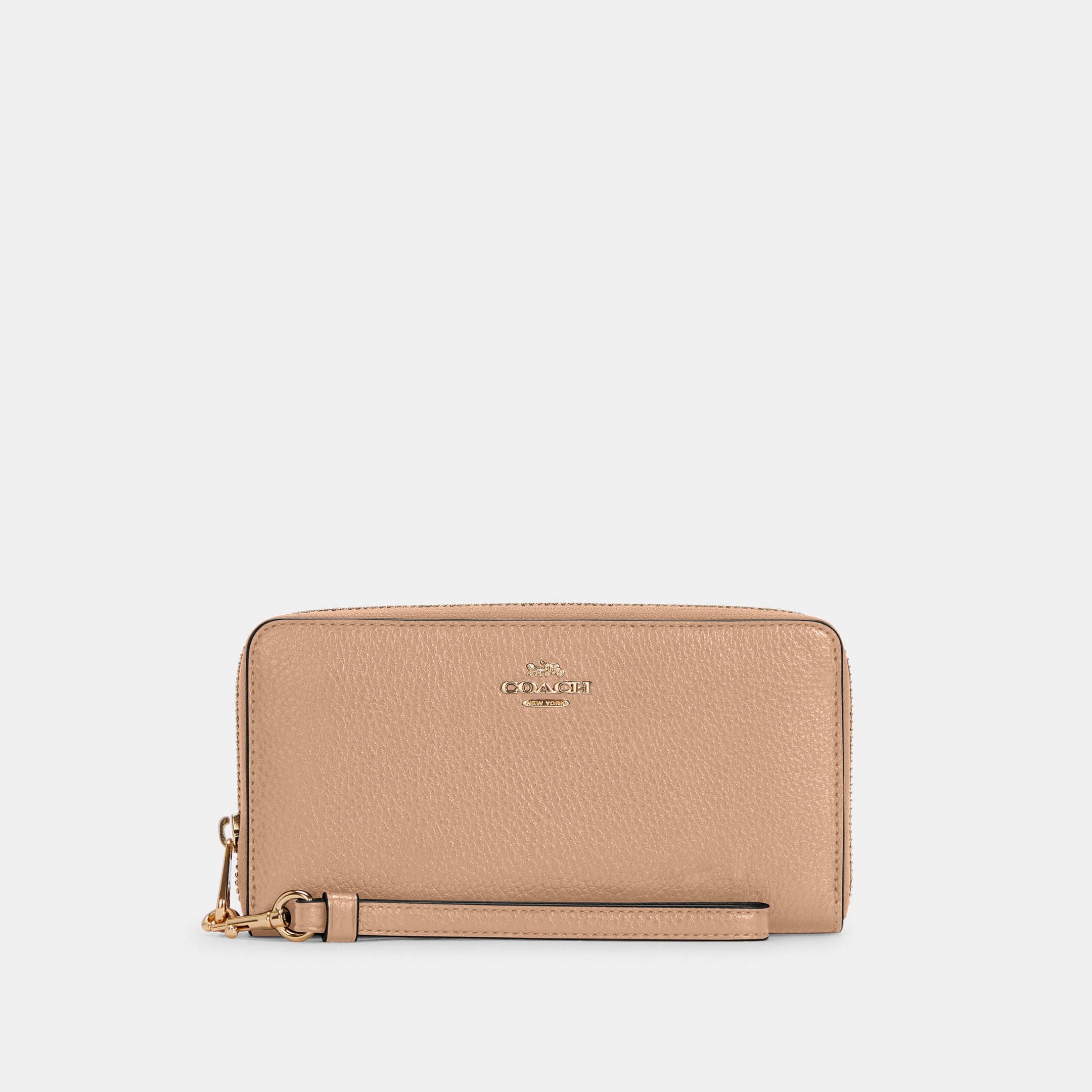 Coach Cartera Zip Around Wristlet Grande *bajo pedido*