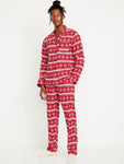 OLD NAVY PJ Set Hombre Red Snowflake *bajo pedido*