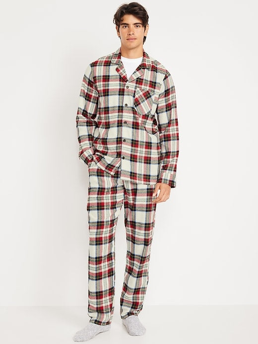 OLD NAVY PJ Set Hombre White Tartan *bajo pedido*