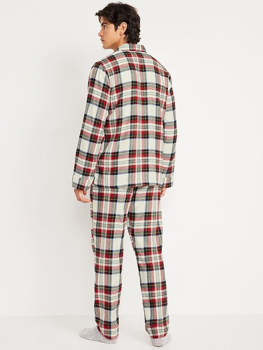 OLD NAVY PJ Set Hombre White Tartan *bajo pedido*