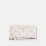 Coach Cartera Long Zip Around Estrellas *bajo pedido*