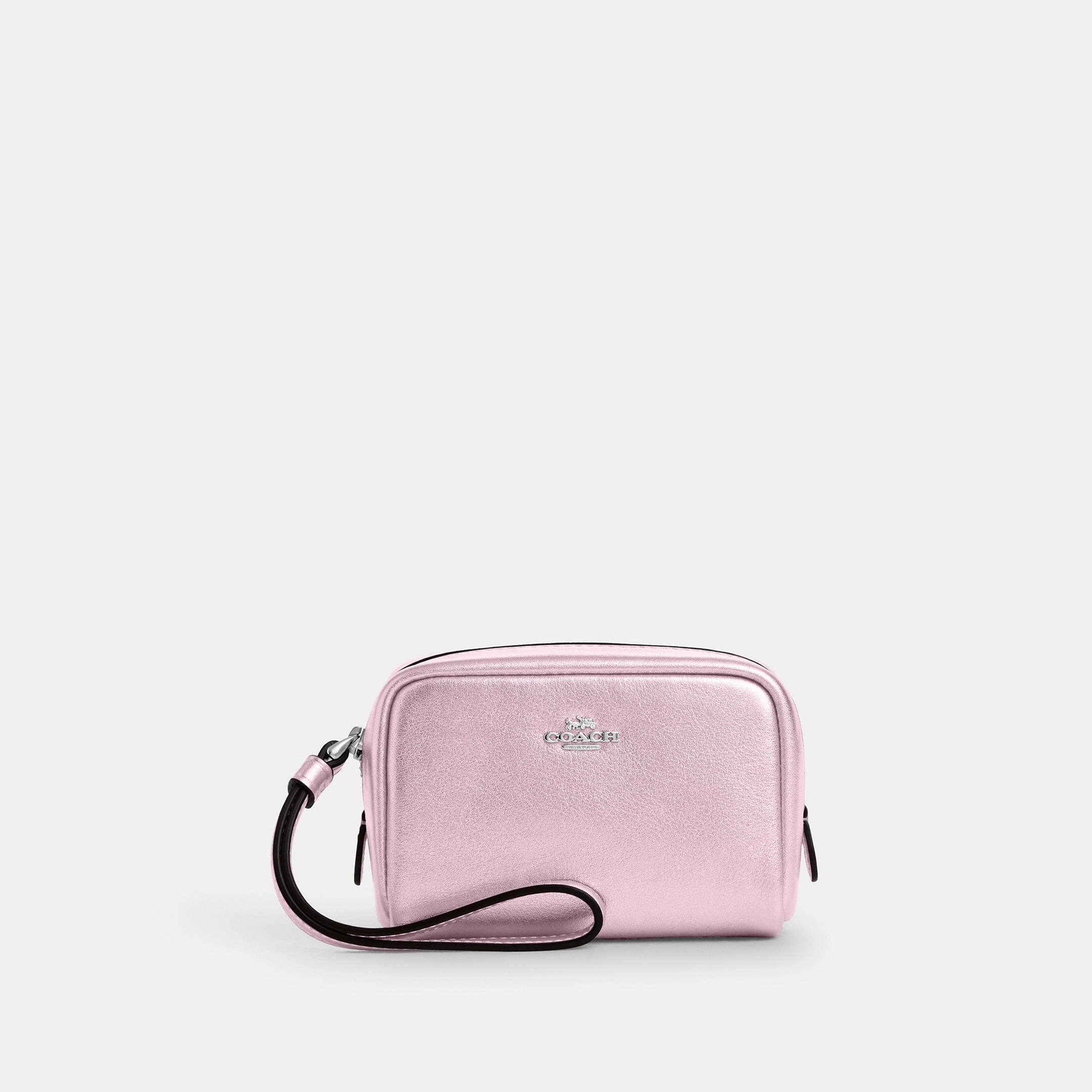 Coach Cartera Pouch Wristlet Metálica *bajo pedido*