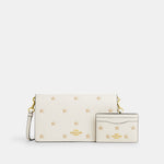 Coach Cartera Anna Foldover y Card Case Boxed Set Estrellas  *en existencia*