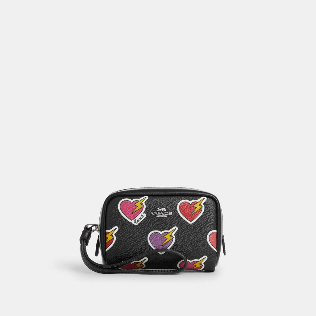 Coach Cartera Pouch Wristlet Corazón Bolt Print *bajo pedido*