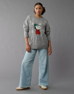 AE Whoa So Soft Oversized Snoopy Holiday Sweater *bajo pedido*