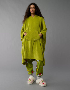 AE Grinch Fall Blanket Poncho *bajo pedido*