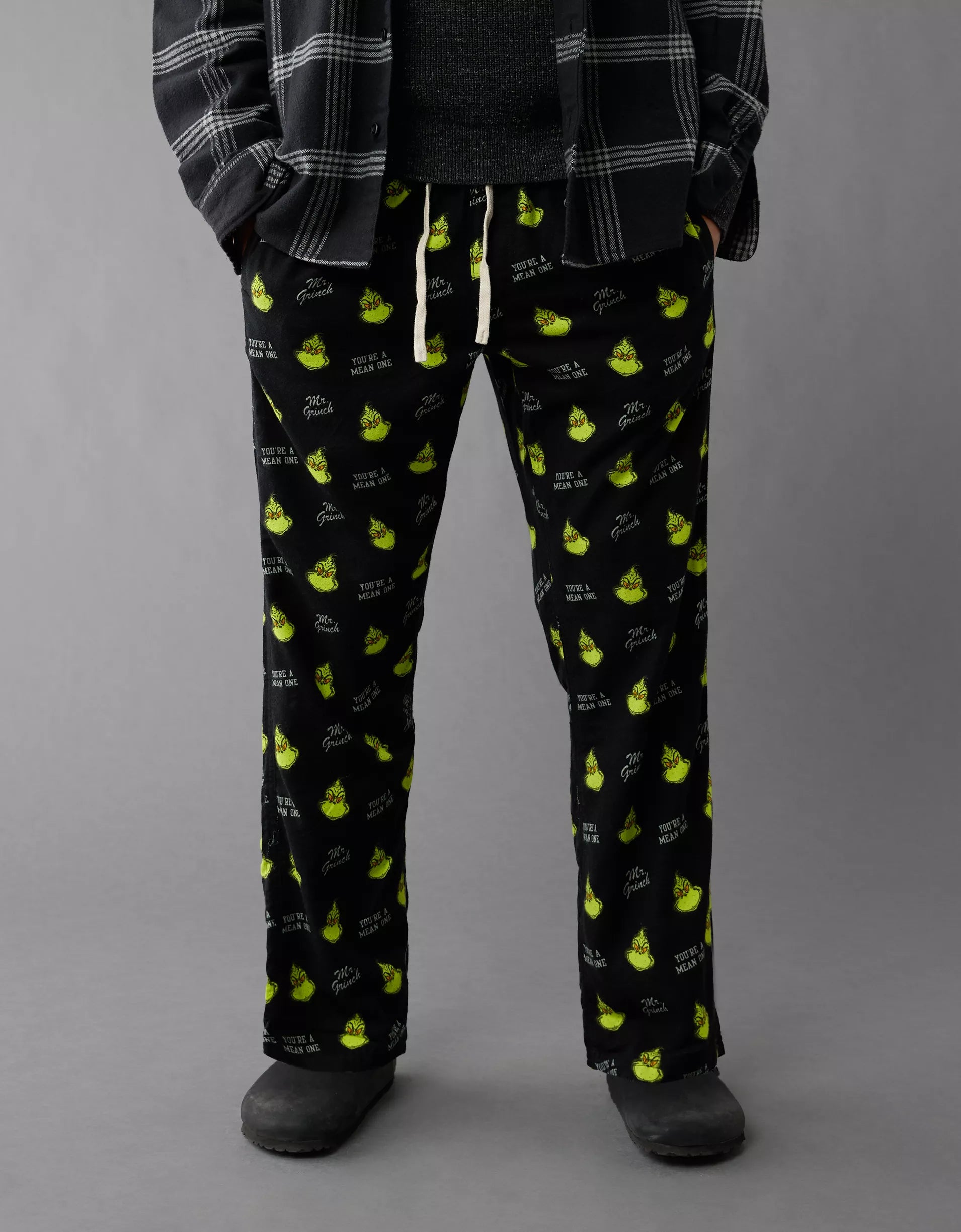 AE Grinch Flannel Lounge Pantalón  *bajo pedido*