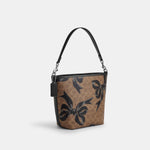 Coach Bolsa City Bucket Signature Canvas Print Moño *bajo pedido*