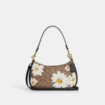 Coach Bolsa Teri Shoulder Floral en Signature Canvas *en existencia*