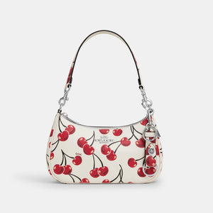 Coach Charm Trigger Snap Print Cherry  *bajo pedido*