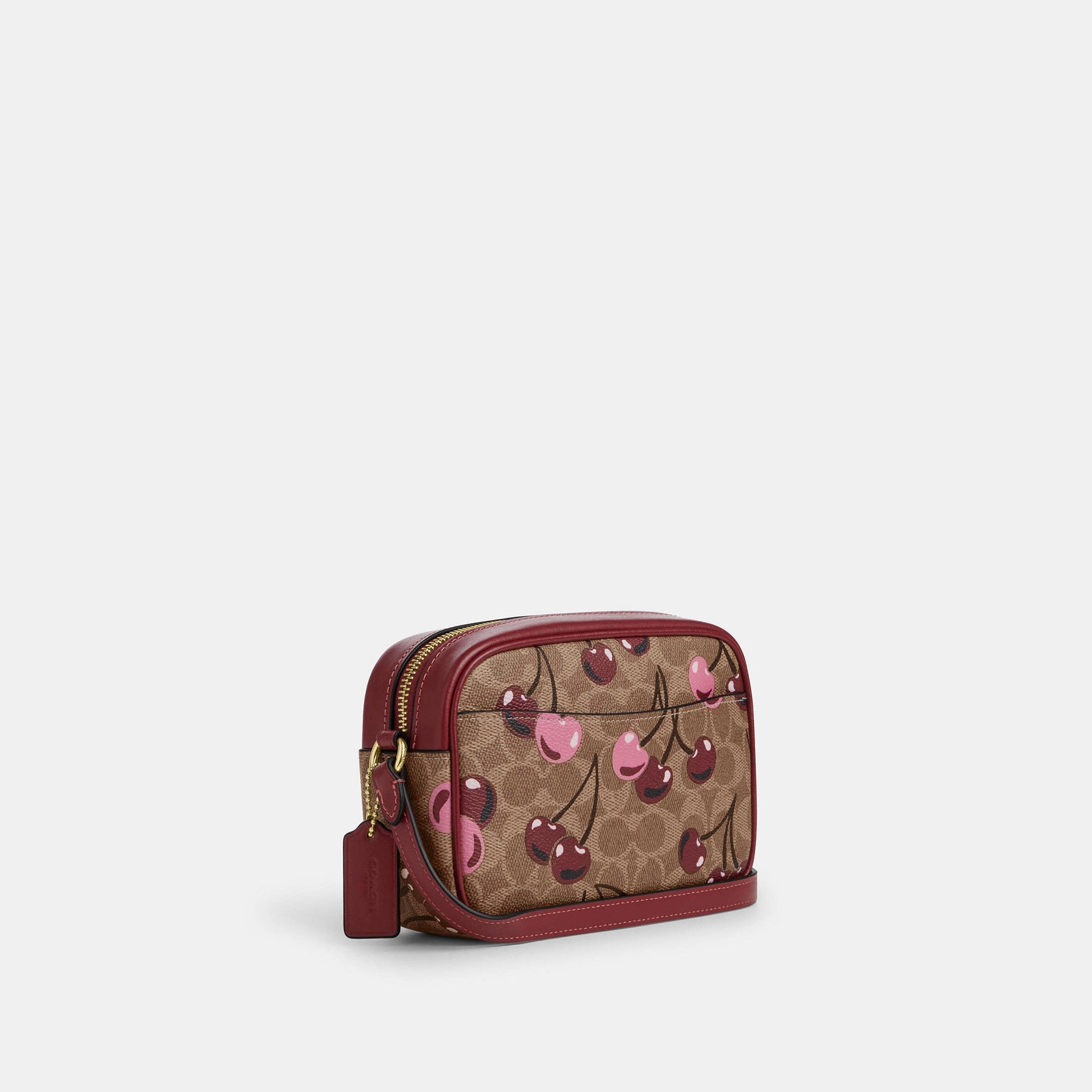 Coach Bolsa Mini Jamie Camera Print Cherry en Signature Canvas *bajo pedido*