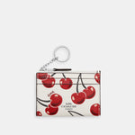 Coach Cartera Mini Skinny ID Case Print Cherry *bajo pedido*