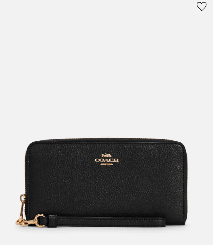 Coach Cartera Long Zip Around *bajo pedido*