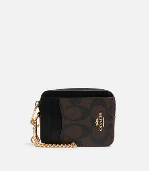 Coach Cartera Zip Card Case *bajo pedido*