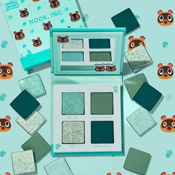 Colourpop Paleta de Sombras Nook, Inc x Animal Crossing